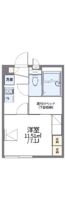 レオパレスシュッドエコール 205｜大阪府茨木市学園南町(賃貸アパート1K・2階・19.87㎡)の写真 その2