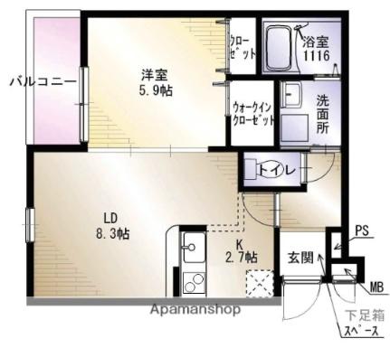 フジパレス上神田II番館 202｜大阪府寝屋川市上神田１丁目(賃貸アパート1LDK・2階・40.45㎡)の写真 その2