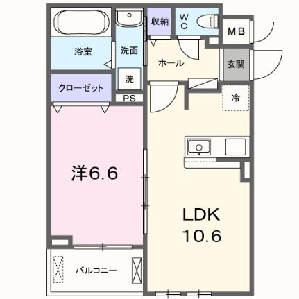 東神田町アパートＷＥＳＴ 201｜大阪府寝屋川市東神田町(賃貸アパート1LDK・2階・42.00㎡)の写真 その2