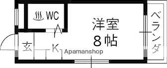 サンシャイン香里園III 102｜大阪府寝屋川市香里南之町(賃貸マンション1R・1階・18.00㎡)の写真 その2