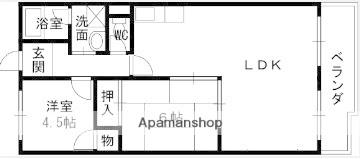 レジデンス緑ヶ丘 202｜大阪府寝屋川市国松町(賃貸マンション2LDK・2階・60.00㎡)の写真 その2