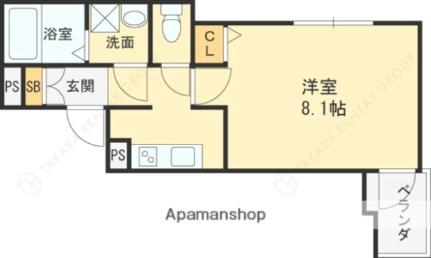 （仮称）ラフィーネ千林 202｜大阪府大阪市旭区清水３丁目(賃貸アパート1K・2階・28.25㎡)の写真 その2