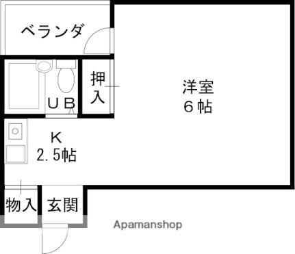 アップルハイツ富田 102｜大阪府高槻市富田町３丁目(賃貸マンション1K・1階・18.00㎡)の写真 その2