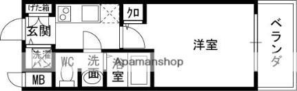 クレアート大阪トゥールビヨン 504｜大阪府大阪市旭区清水５丁目(賃貸マンション1K・5階・20.40㎡)の写真 その2