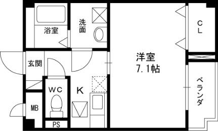 メゾン・ソウザII 208｜大阪府枚方市小倉町(賃貸アパート1K・2階・26.60㎡)の写真 その2