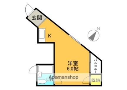 五門ハイツ 306｜大阪府寝屋川市寿町(賃貸マンション1R・3階・14.00㎡)の写真 その2