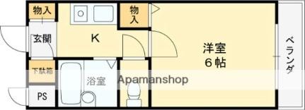 マンションタカトミ 305｜大阪府八尾市東本町３丁目(賃貸マンション1K・3階・21.00㎡)の写真 その2