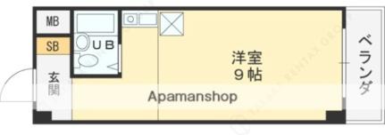 大阪府東大阪市長瀬町１丁目(賃貸マンション1R・3階・19.40㎡)の写真 その2