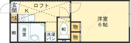 レオパレスヴァンベールII 102｜大阪府羽曳野市野(賃貸アパート1K・1階・20.28㎡)の写真 その2