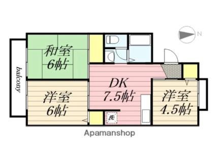 セジュール百舌鳥 103｜大阪府堺市北区百舌鳥西之町２丁(賃貸アパート3DK・1階・50.00㎡)の写真 その2