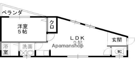 Ｋ3 2F｜大阪府藤井寺市道明寺１丁目(賃貸アパート1LDK・2階・29.00㎡)の写真 その2