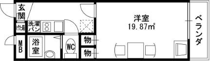 レオパレスＡｎｇｅｌｓ 205｜大阪府羽曳野市翠鳥園(賃貸アパート1K・2階・19.87㎡)の写真 その2