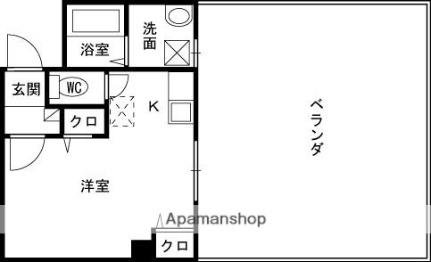 Ｍ’プラザ香里弐番館 405｜大阪府寝屋川市香里新町(賃貸マンション1R・4階・24.98㎡)の写真 その2