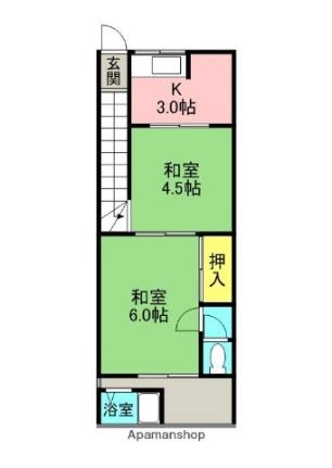 イオボヌール枚方 23 ｜ 大阪府枚方市牧野本町１丁目（賃貸アパート2K・2階・30.00㎡） その2