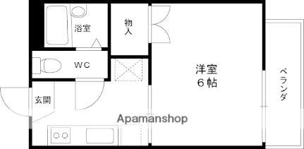 コーポマキノ 203 ｜ 大阪府枚方市牧野本町１丁目（賃貸アパート1K・2階・18.00㎡） その2