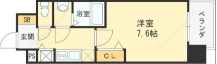 大阪府大阪市福島区海老江７丁目(賃貸マンション1K・11階・25.01㎡)の写真 その2