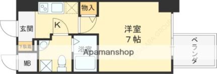 ＡＰＲＩＬＥ南森町 406｜大阪府大阪市北区同心１丁目(賃貸マンション1K・4階・22.40㎡)の写真 その2