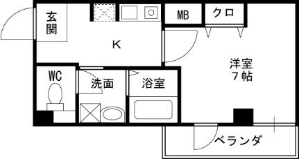 ＩＦ西梅田 401｜大阪府大阪市北区大淀南３丁目(賃貸マンション1K・4階・24.00㎡)の写真 その2