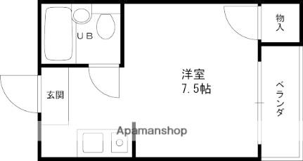 香里グリーンハイツ 203｜大阪府寝屋川市香里新町(賃貸マンション1R・2階・16.00㎡)の写真 その2