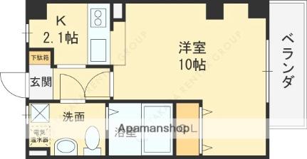 セレブ鴻池 402｜大阪府東大阪市西鴻池町１丁目(賃貸マンション1K・4階・28.80㎡)の写真 その2