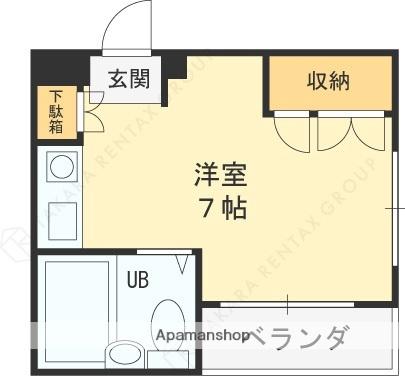 長瀬駅前マンション B113｜大阪府東大阪市菱屋西１丁目(賃貸マンション1R・1階・21.00㎡)の写真 その2