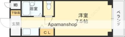 エクセルシオール長田 1113｜大阪府東大阪市長田東３丁目(賃貸マンション1R・11階・22.10㎡)の写真 その2