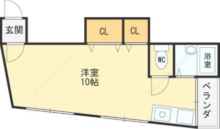 武田ビル 3A｜大阪府東大阪市西上小阪(賃貸マンション1R・3階・23.00㎡)の写真 その2