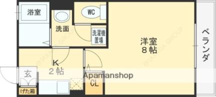 パルティールメゾン 202｜大阪府東大阪市友井３丁目(賃貸アパート1K・2階・27.34㎡)の写真 その2