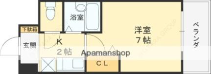 グランドオーク高井田 601｜大阪府東大阪市高井田本通７丁目(賃貸マンション1K・6階・20.36㎡)の写真 その2