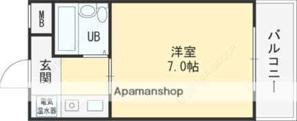 サンパレス布施 704｜大阪府東大阪市長堂３丁目(賃貸マンション1R・7階・17.56㎡)の写真 その2