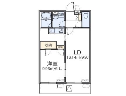 レオネクストすずらん荘 304｜大阪府大阪市平野区加美正覚寺３丁目(賃貸マンション1LDK・3階・42.23㎡)の写真 その2