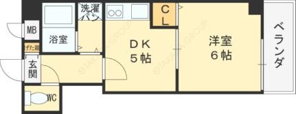 メルシー2000 3B号室｜大阪府東大阪市小阪１丁目(賃貸マンション1DK・3階・24.90㎡)の写真 その2