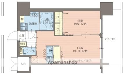 プレジオ都島ＡＳＩＡＮ 204｜大阪府大阪市都島区都島本通４丁目(賃貸マンション1LDK・2階・36.75㎡)の写真 その2