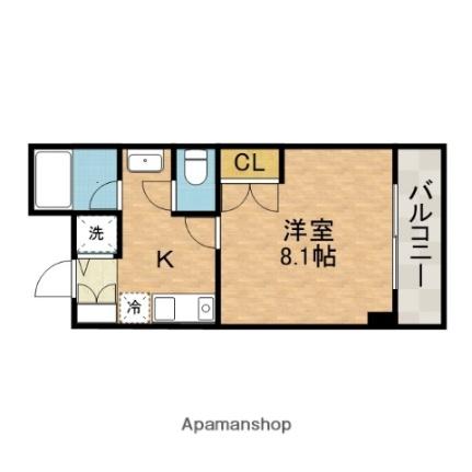 グリーンハイツ豊川II ｜大阪府茨木市豊川５丁目(賃貸マンション1K・3階・24.88㎡)の写真 その2