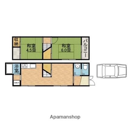 フシ魅の家 ｜大阪府高槻市西冠２丁目(賃貸一戸建3DK・1階・44.45㎡)の写真 その2