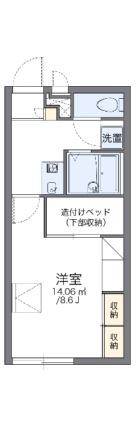 レオパレスとよしま 101｜大阪府池田市豊島北２丁目(賃貸アパート1K・1階・23.18㎡)の写真 その2