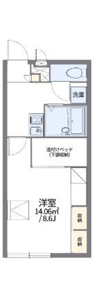 レオパレスシティング石橋 101｜大阪府池田市石橋４丁目(賃貸アパート1K・1階・23.18㎡)の写真 その2