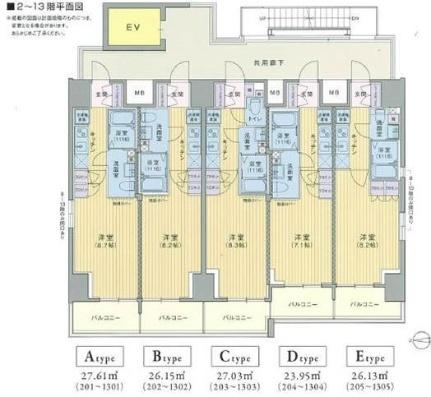 ベルフェリーク江坂 0401｜大阪府吹田市豊津町(賃貸マンション1K・4階・27.61㎡)の写真 その2