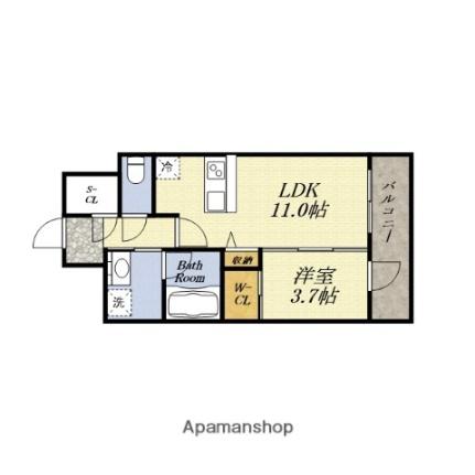 ＴＥＡＬ　ＲＥＳＩＤＥＮＣＥ　ＢＡＹ ｜大阪府大阪市港区弁天５丁目(賃貸マンション1LDK・2階・40.64㎡)の写真 その2