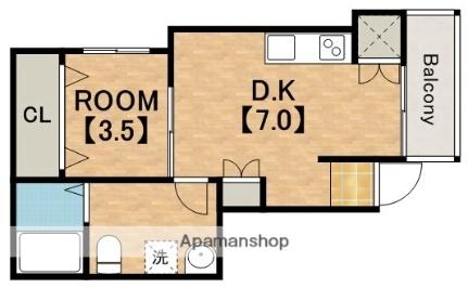 セントラルＴＡＭＡＤＥ88 102 ｜ 大阪府大阪市西成区玉出中２丁目（賃貸アパート1DK・1階・29.31㎡） その2