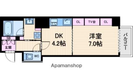 プレサンスＮＥＯ心斎橋 1203｜大阪府大阪市中央区南船場２丁目(賃貸マンション1DK・12階・31.07㎡)の写真 その2