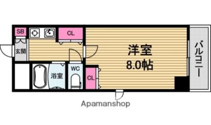 シティガーデン中寺 707｜大阪府大阪市中央区中寺１丁目(賃貸マンション1K・7階・21.00㎡)の写真 その2