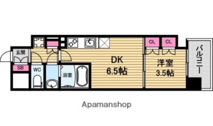 ＢＰＲレジデンス大阪本町Ｑ 1402｜大阪府大阪市中央区淡路町３丁目(賃貸マンション1DK・14階・27.55㎡)の写真 その2