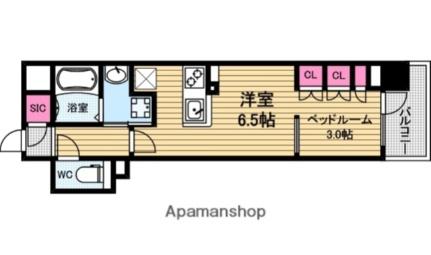 ＢＰＲレジデンス大阪本町Ｑ 303｜大阪府大阪市中央区淡路町３丁目(賃貸マンション1R・3階・27.38㎡)の写真 その2