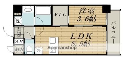 リヴェント福島 202.｜大阪府大阪市福島区鷺洲３丁目(賃貸マンション1LDK・2階・31.79㎡)の写真 その2