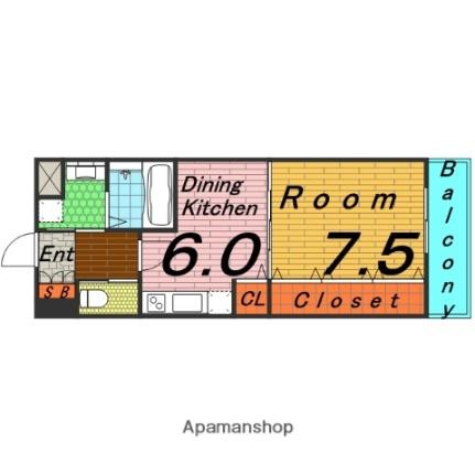 大阪府大阪市鶴見区鶴見３丁目（賃貸マンション1DK・7階・38.00㎡） その2