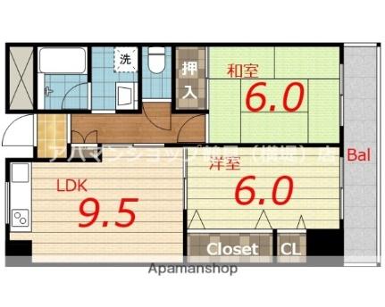 メゾンメルベイユ ｜大阪府大阪市鶴見区横堤５丁目(賃貸マンション2LDK・2階・51.00㎡)の写真 その2