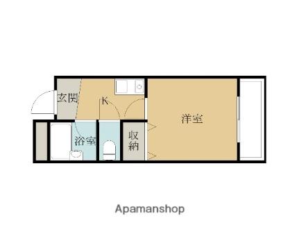 ブランネージュ ｜大阪府岸和田市土生町２丁目(賃貸マンション1K・1階・21.90㎡)の写真 その2