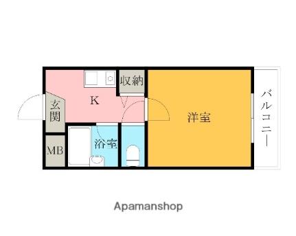 レジデンス畑野 202 ｜ 大阪府貝塚市西町（賃貸マンション1K・2階・19.74㎡） その2