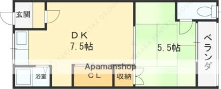 大阪府東大阪市稲田本町１丁目(賃貸マンション1DK・3階・32.00㎡)の写真 その2